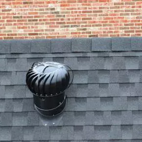 Airhawk Black on shingle roof