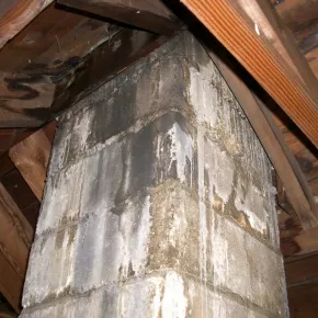 Leaks around the chimney